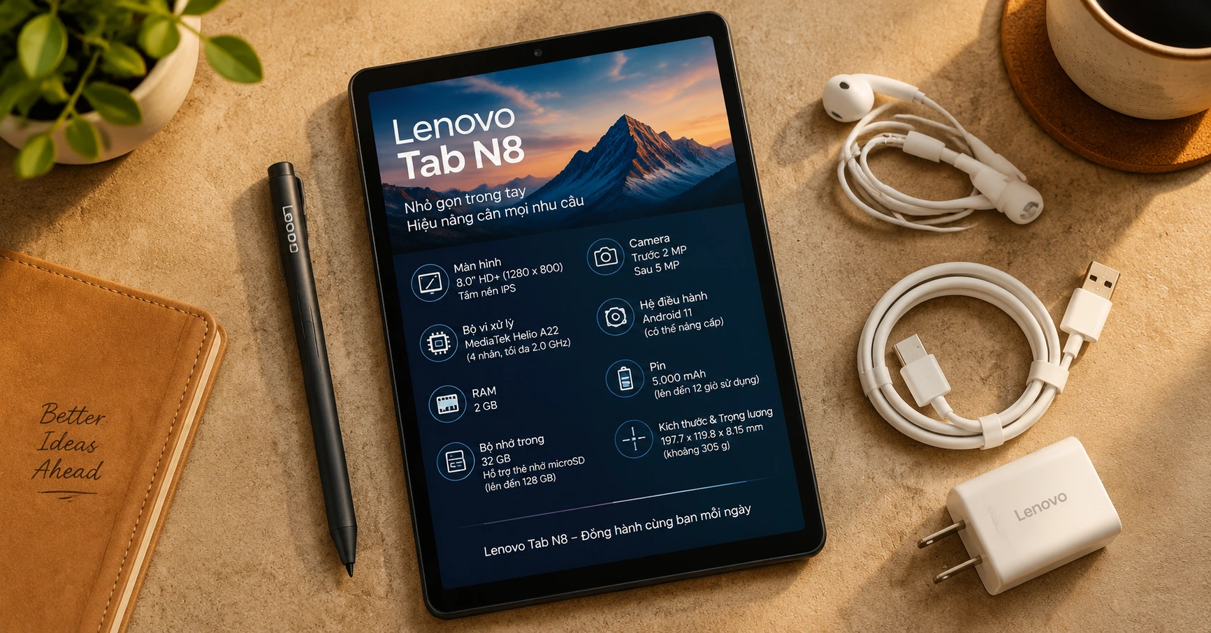 Đánh giá chi tiết Lenovo Tab N8: Máy tính bảng đa năng dành cho người dùng Việt - image 3