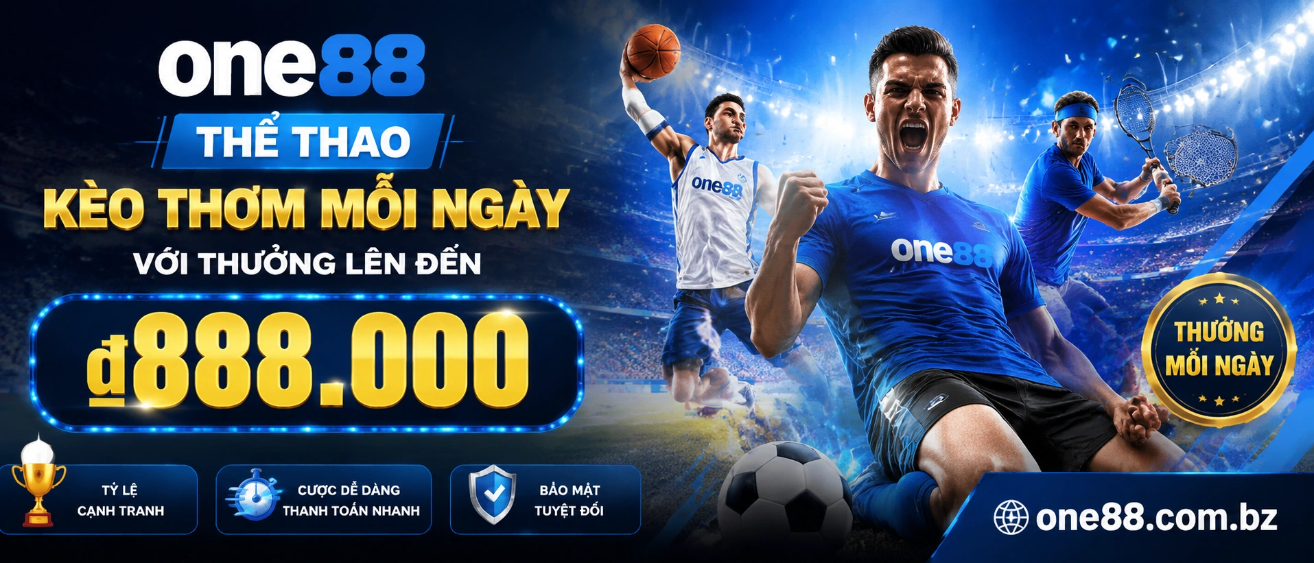 One88 hỗ trợ người chơi Việt