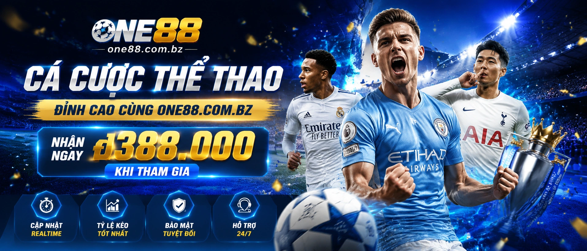 One88 giao diện hỗ trợ trên mobile